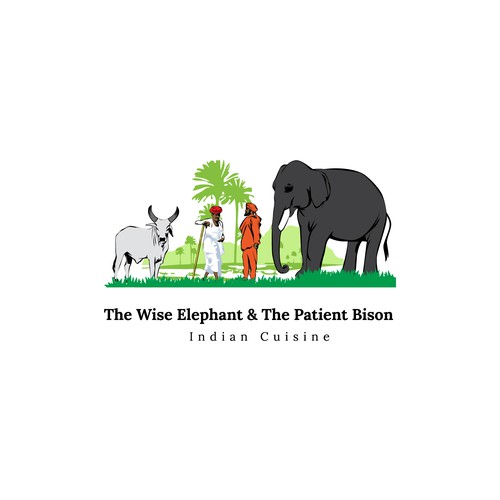 The Wise Elephant & The Patient Bison