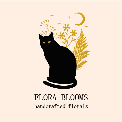 Logo for flower service