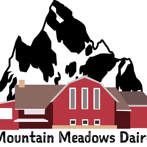 Logo Concept Design for "Mountain Meadows Dairy"