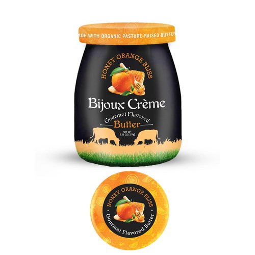 Butter label design
