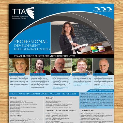 TTA needs a new print design