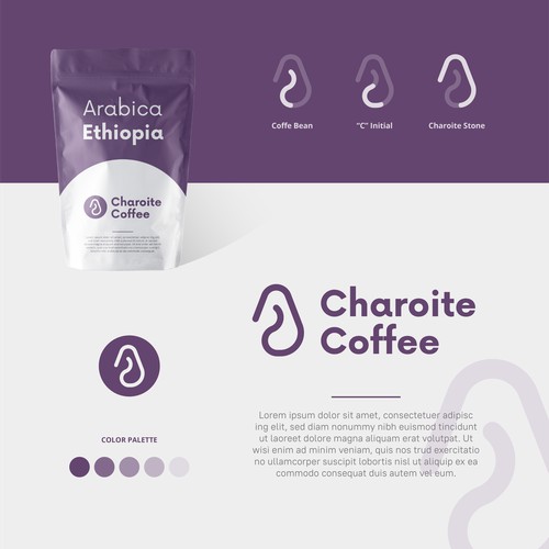 Charoite Coffee Logo Design Insporation