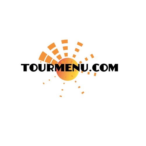 TOURMENU.COM - LOGO for website that sells excursions and activities.