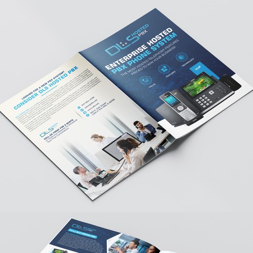 Brochure design - DSL Hosted PBX
