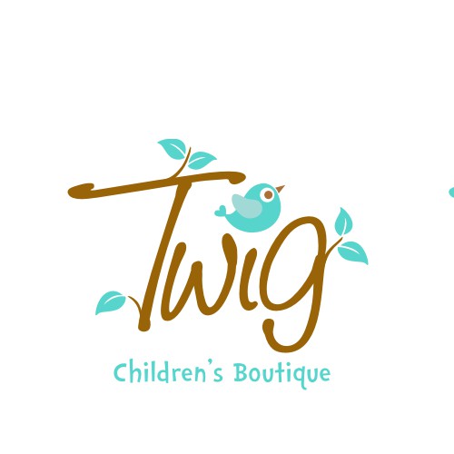 A playful logo for a children's boutique