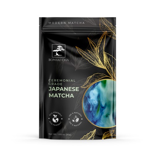 Bonsai Cha Matcha Packaging Design
