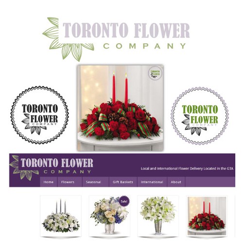 Toronto Flower Company - main site logo