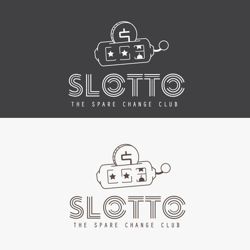 Outliner Logo Design Concept For SLOTTO