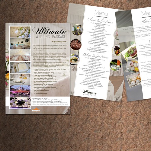 Ultimate Wedding Package - 4_Page PDF Design - Beautiful & Sophisticated