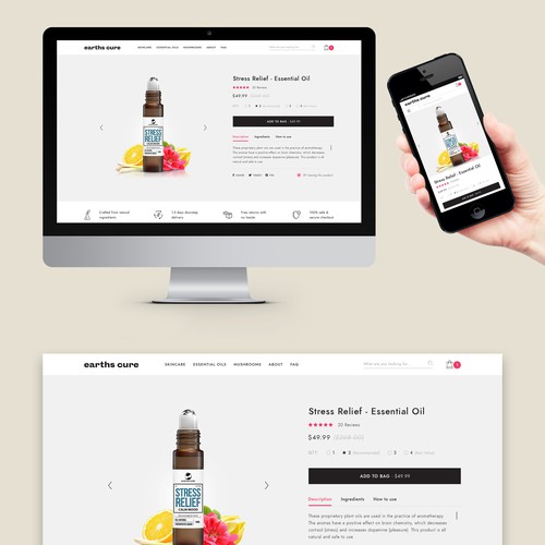 Shopify Product Page Design