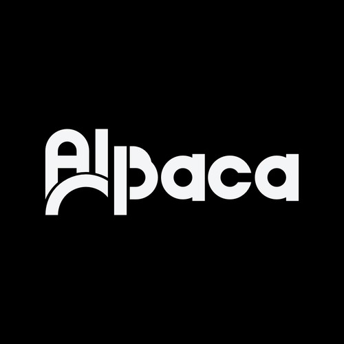 Alpaca typography logo.