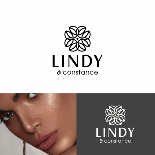 Iconic logo for luxury skincare brand