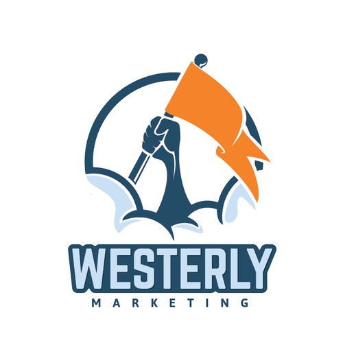 Design the creative face for Westerly Marketing, a firm that prizes originality