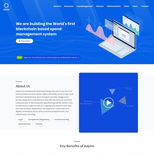 Landing page