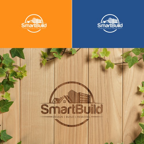 SmartBuild Logo Design