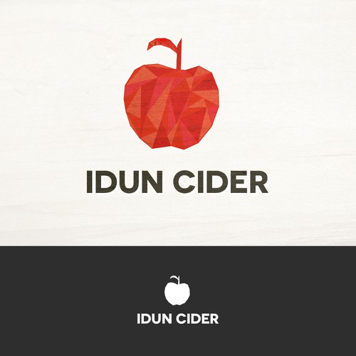 Classic wooden apple style for cider co