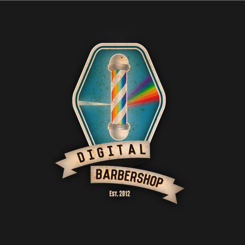 Blend Old-School Barbershop Imagery with Modern Video for Digital Barbershop!