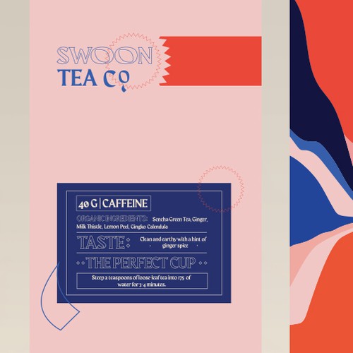 Tasteful Design Concept for Swoon Tea Co.
