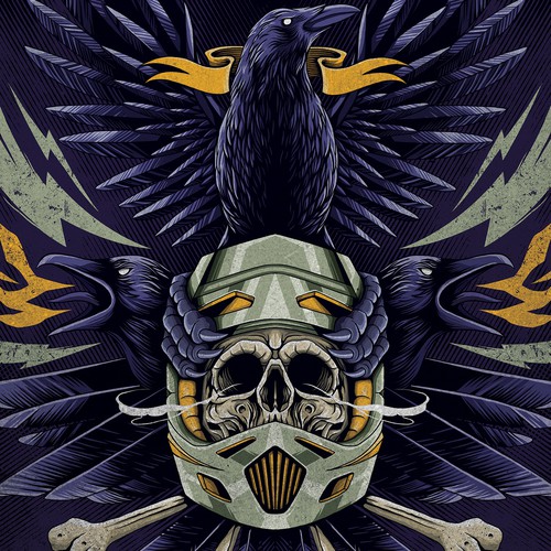 shred inc illustration design