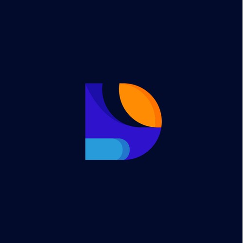 Letter based logo for design agency