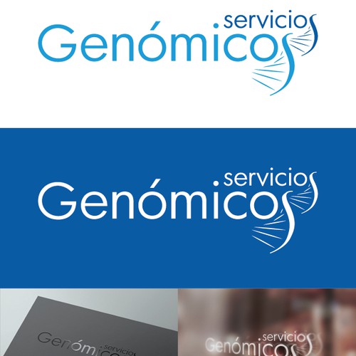 Crea el logotipo de un laboratorio de alta tecnología (genómica)