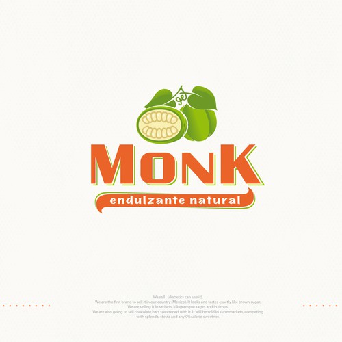 Logo for natural sweetener (from monk fruit)