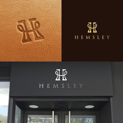 Logo for luxury notebook sleeve.