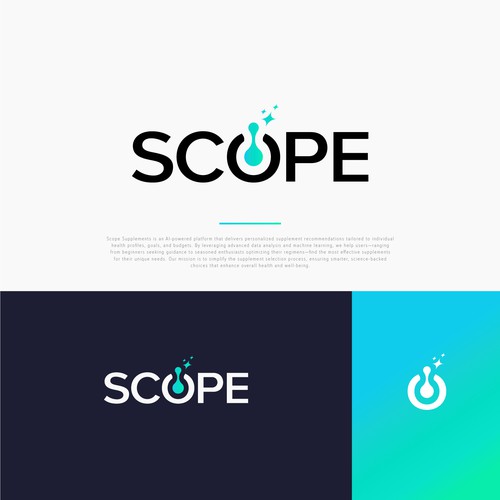 Logo for our AI supplement company