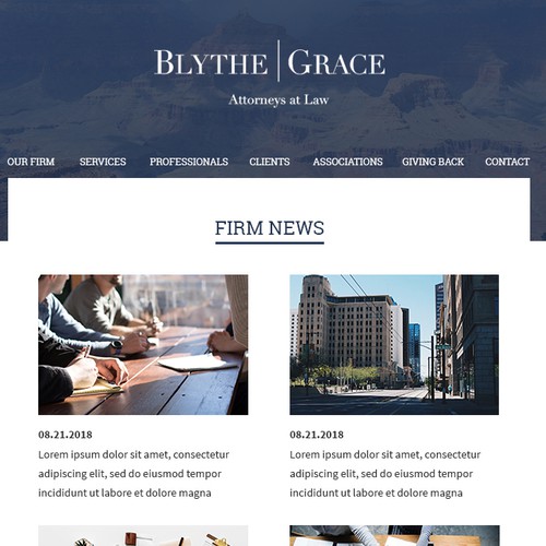 Law Firm Newsletter Template