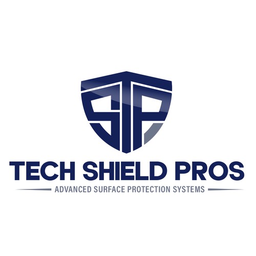 Tech & Surface Protection Logo Design | Tech Shield Pros Branding