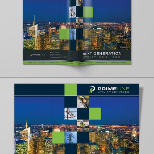 Create an inspiring brochure with captivating photos for PrimeLine