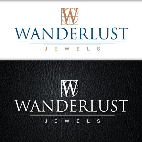 Wanderlust Logo mock up