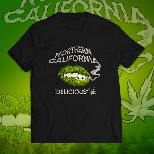 Illustration - theme marijuana | California