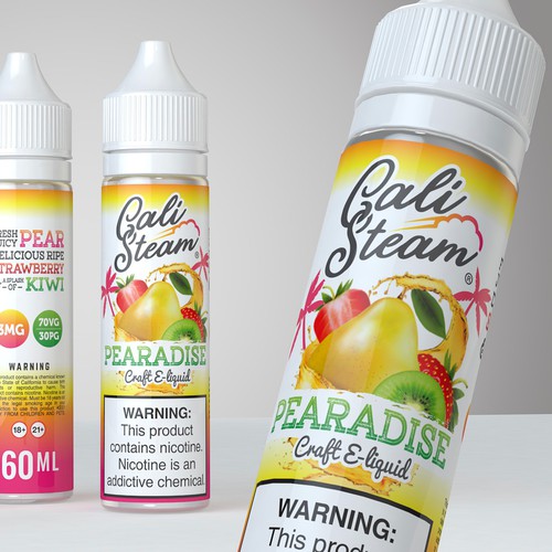 E-liquid label design
