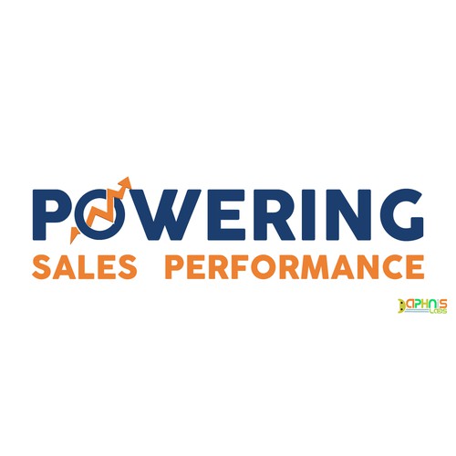 Create a logo for our vision statement: "Powering Sales Performance"