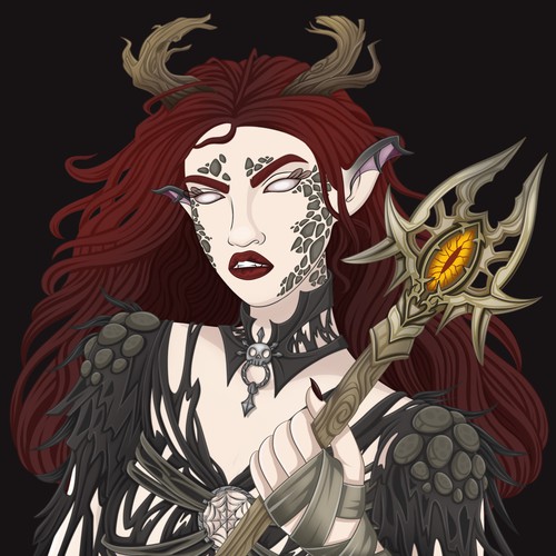 Demonic Elve Character Design