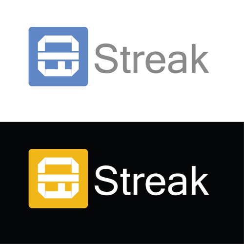 Concept logo for streak