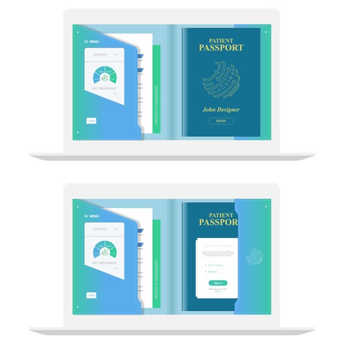 PatientPassport design by FA Design Idea,