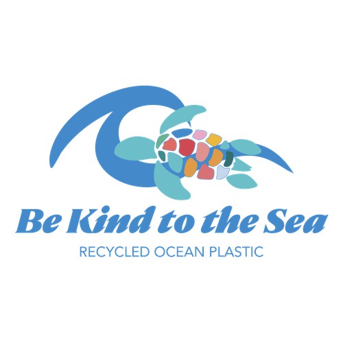 Logo concept for recycled ocean plastic company