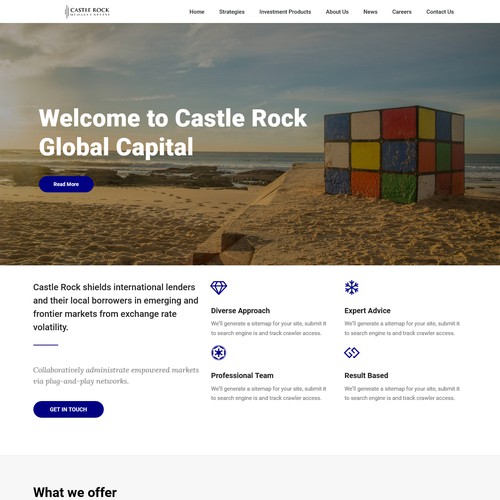 Hedge Fund firm website