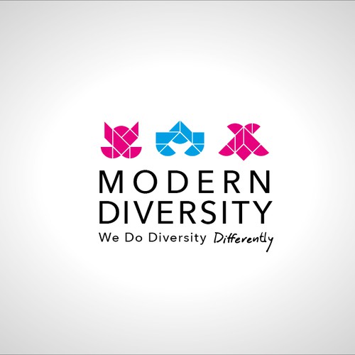 Do Diversity Logo inspired by tangram