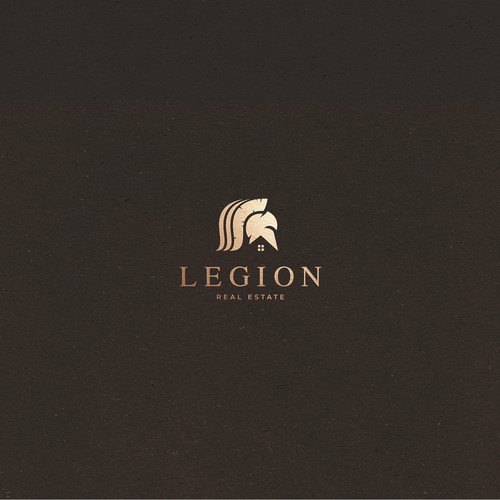 Cool Legion logo design for real estate.