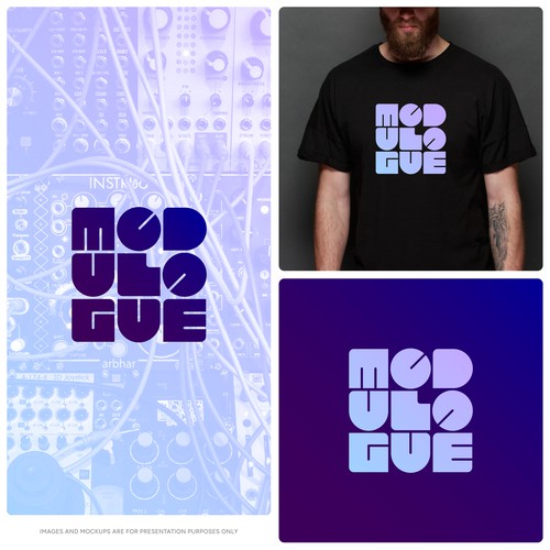 Logo design for electronic music event focussed on modular live performance
