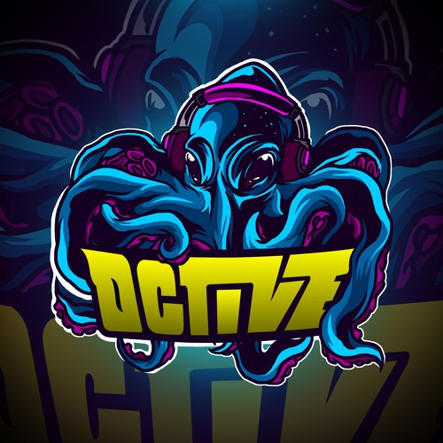 Octive - Octopus Mascot Logo