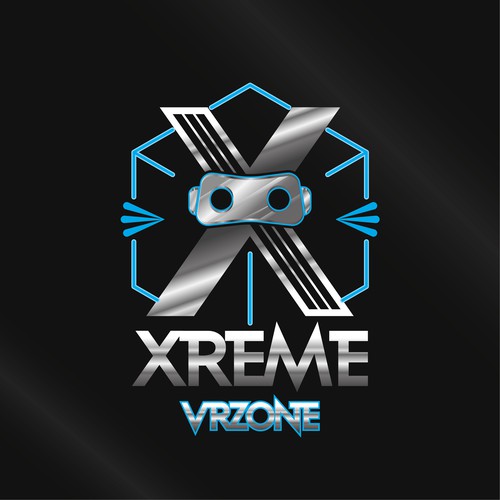 Conceito para logotipo para zona VR