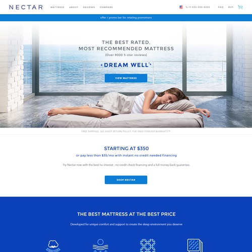 Design Nectar's Website