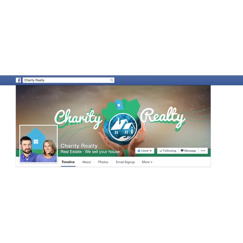 Charity Realty - facebook cover concept