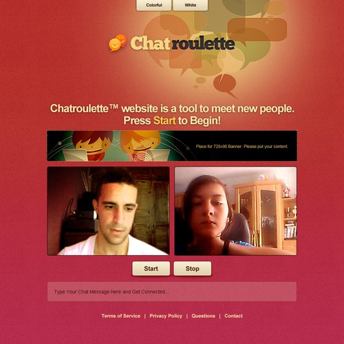 New website design wanted for Chatroulette
