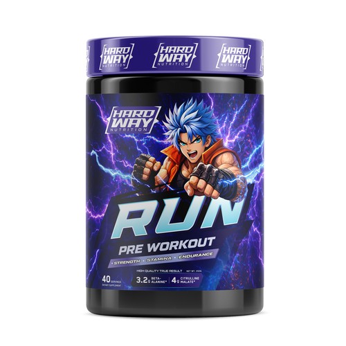 PRE-WORKOUT PACKAGING DESIGN