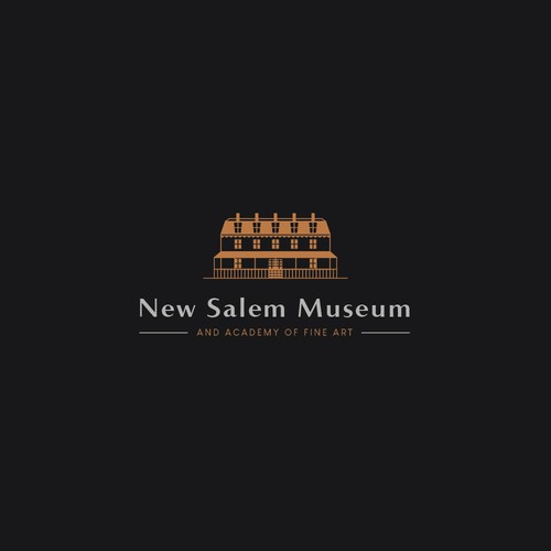 Classic and luxury logo for New Salem Museum